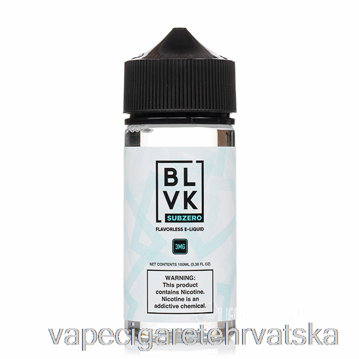 Vape Cigarete Sub Zero - Blvk - 100ml 0mg